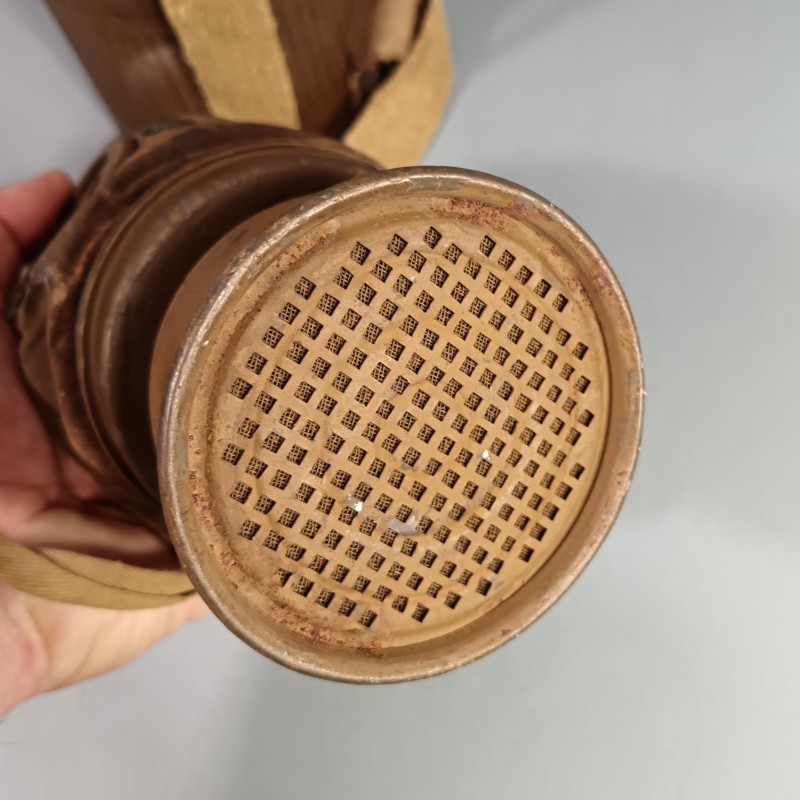 MASQUE A GAZ ARS 1917 ARS17 MASQUE ET BOITIER DATES DES ANNEES 1925-28 APAREIL RESPIRATOIRE SPECIAL